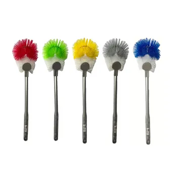 Long Handle Curved Bristles Toilet Brush