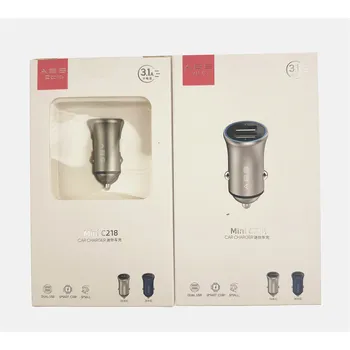 ABS Mini Car Charger-Dual USB