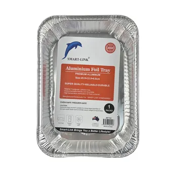 1pc Aluminium Foil Tray-Rectangular 45.9x33.9x6.8cm 