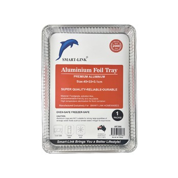 1pc Aluminium Foil Tray-Rectangular 45x33x3.1cm