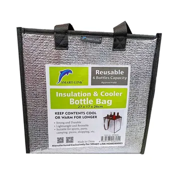 Insulation & Cooler Bag-6 Bottles 27x17x26cm 