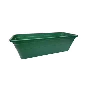 Plastic Rectangular Flower Pot-Green 44x18.4x13.5cm 
