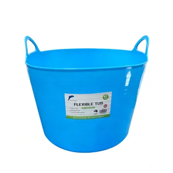 42L Plastic Flexi Tub-Blue Dia46x39cm