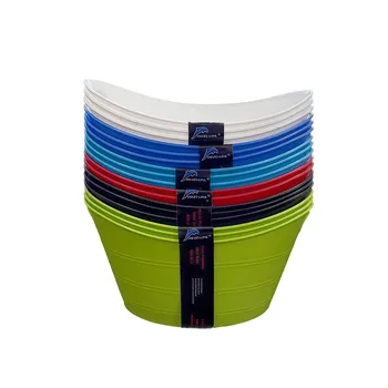 3pc Oval Mini Bucket Set 15.4x11x7.85cm