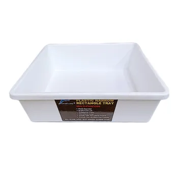 Plastic Square Tray 17.1x17.1x4.5cm 