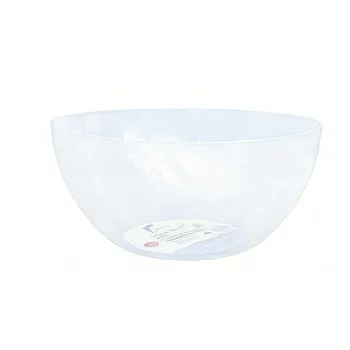 4L Plastic Salad Bowl Frosted Dia25.2x11.8cm