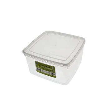 4L Plastic Food Storage Box 21x21x12.5cm
