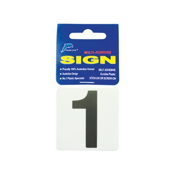 Self Adhesive Plastic Sign-Number "1" 5.5x5.5cm