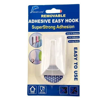 1pc Removable Plastic Hook-Rectangular 4.5x8cm