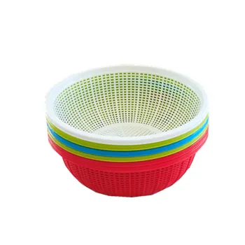 Plastic Round Colander Dia38x13.5cm 