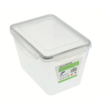 Plastic Clip Lock Food Storage Box 3L 23.5x17x14.5cm
