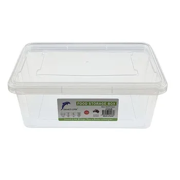 Plastic Rectangular Storage Box With Lid 38x27x15cm