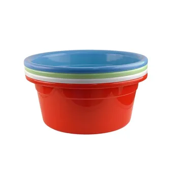 Round Plastic Basin-Mixed Colour Dia36.5x16cm