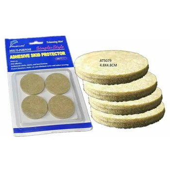 4pc Round Adhesive Skid Protector Dia4.8cm