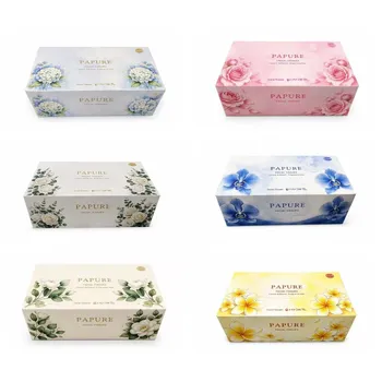 32 Boxes Facial Tissue Box 180 Sheets Assorted Designs