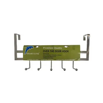 Over Door 5 Hook Rack 460x215x70mm 