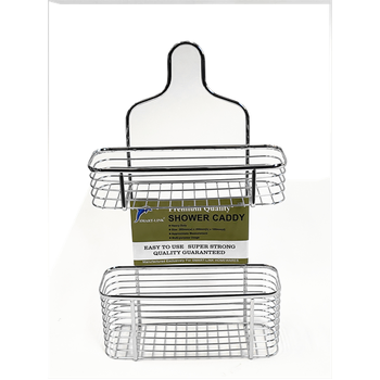 2 Tier Chrome Shower Caddy 28.5x49x10cm 
