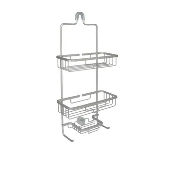 Aluminum Shower Caddy 2 Tier 28x12.5x63.5cm 