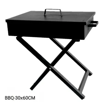 Heavy Duty Charcoal BBQ Stove With Foldable Stand 30x60cm