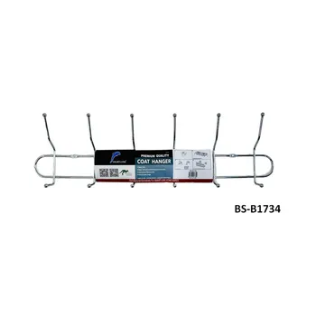 Coat Hanger 12 Hooks-Chrome Plating 520x62x142mm