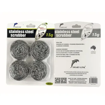 Stainless Steel Scourer 4x15g