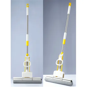 Superior PVA 38cm Sponge Mop With Telescopic Handle 96/121cm