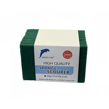8pc Scouring Pad Green 15x10x1cm