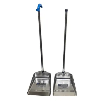 Premium Stainless Steel Long Handle Dustpan 