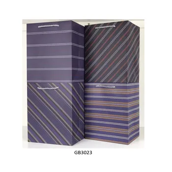 Multi Size Gift Bag-Navy Colour With Assorted Striped Pattern