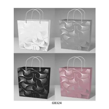 Multi Size Gift Bag-Assorted Colour With Ginkgo Leaves