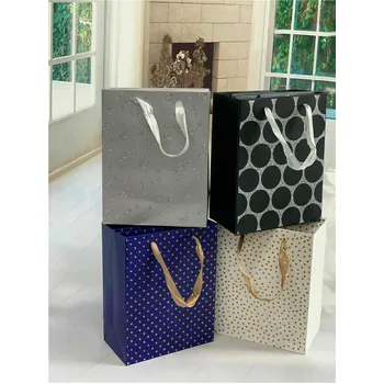 Multi Size Gift Bag-Assorted Dots Design
