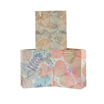 Multi Size Gift Bag-Leaf  Design