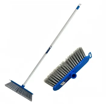 Heavy Duty Soft Brush Angled Broom 27x130cm