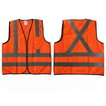 Reflective Safety Vest With Zipper Size M 