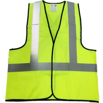 Size L 100% Heavy Duty Polyester Safety Vest- Velcro