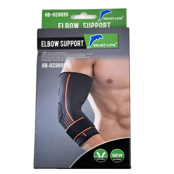 Elbow Support Black With Strap