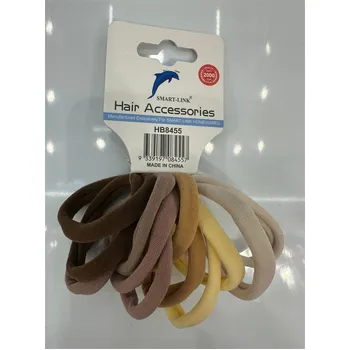 12pc Elastic Hair Ties-Multi Colour