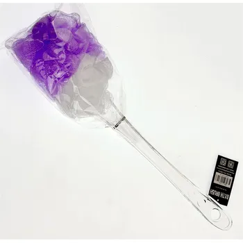 Shower Puff With Plastic Long Handle