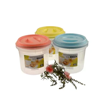 Plastic Handled Round Bucket with Lid