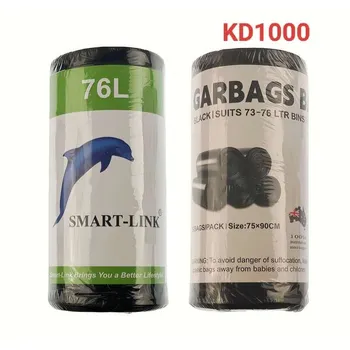 15pc Extra Large Garbage Bags 76 Litres 75x90cm