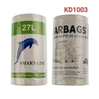 30pc Small Garbage Bags 27 Litres 55x65cm