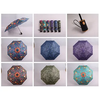 21.5" Auto Open 3 SEC Umbrella Assorted Design
