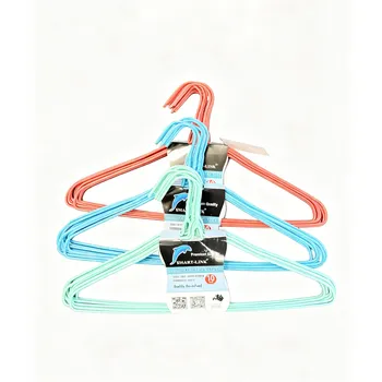 www.smartlinkhome.com.au - 10pc Metal Coat Hanger-Colour Coated 38x20cm