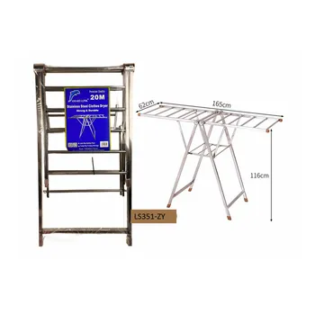 5.5kg Stainless Steel Clothes Dryer Heavy Duty 20m 155x62x115cm