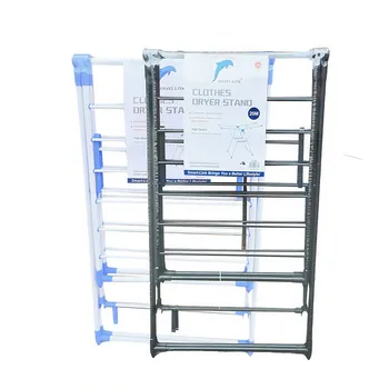 20M Clothes Dryer Plastic Coated-Black & White 156x60x99cm