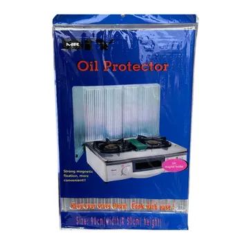 Aluminium Splatter Screen 3 Panels 50x90cm 