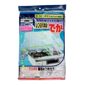 Aluminum Splatter Screen 4 Panels 50x120cm 