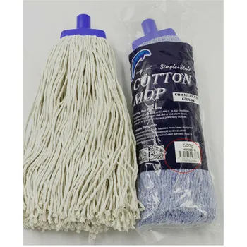 500g Commercial 100% Cotton Mop Head Blue 