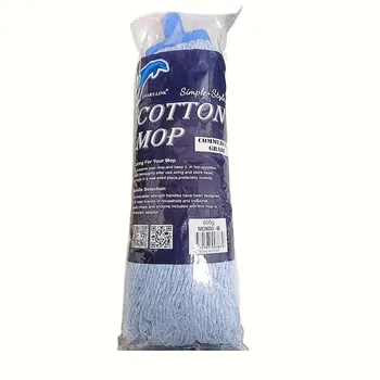 600g Commercial 100% Cotton Mop Head Blue