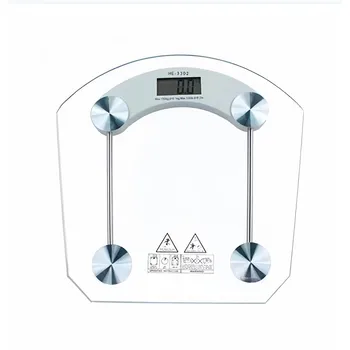 Glass Digital Bathroom Scale 33x33x2.5cm